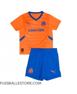 Günstige Olympique de Marseille 3rd trikot Kinder 2024-25 Kurzarm (+ Kurze Hosen)